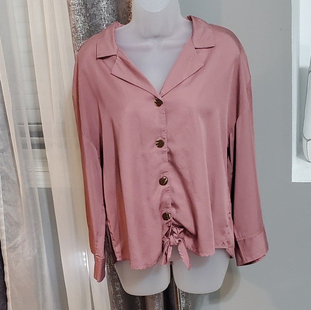 Mark New York button down top size M